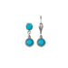 Silver Turquoise drop earrings