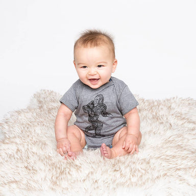 Sasquatch baby one-piece by Counter Couture