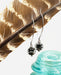 Silver Rock Stack Dangles by Suzanna Garrett Designs — tiny river stones are drilled, stacked, and given a little room to swing