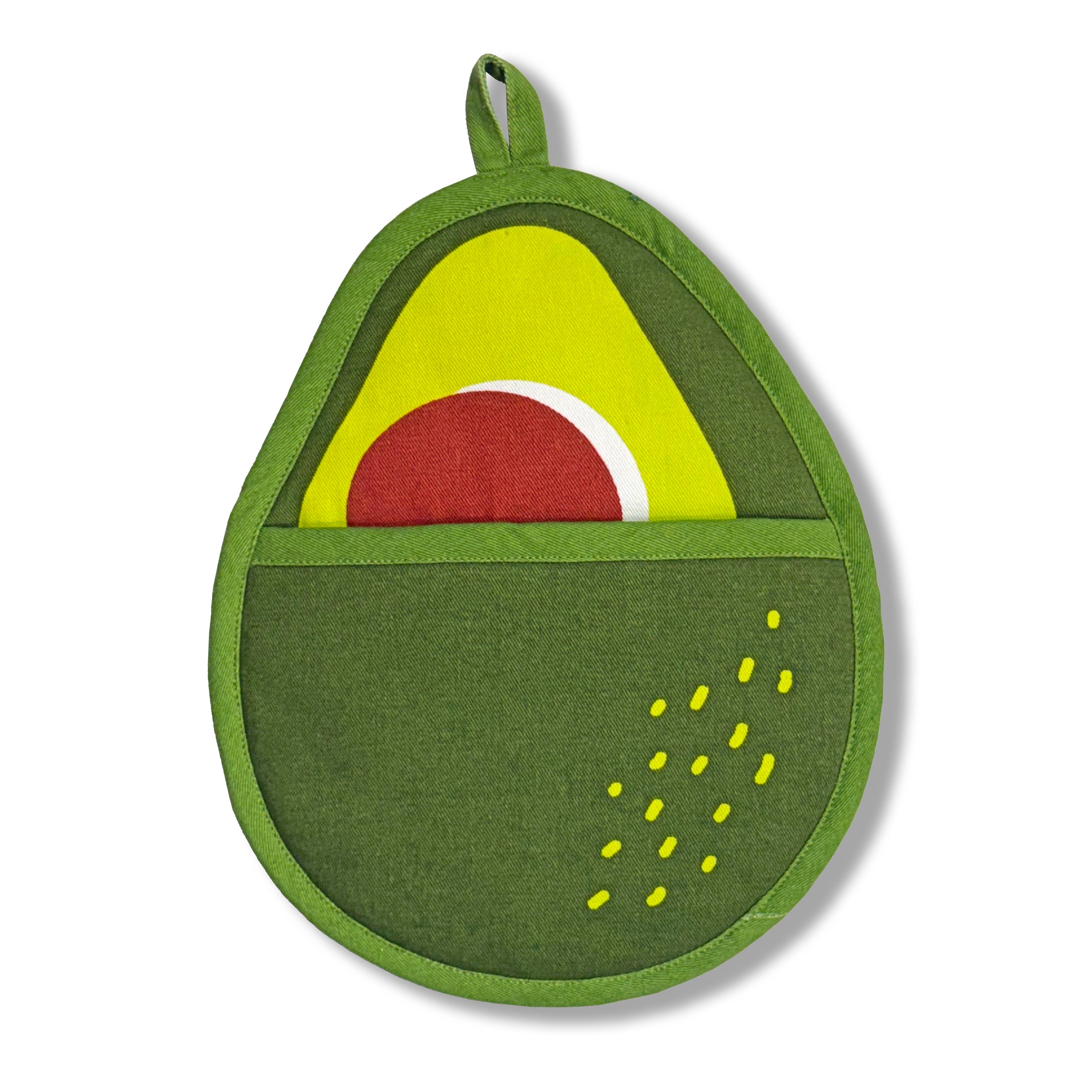 Avocado Pot Holder w/ Pocket