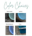 Elegant Organic Eco glass earrings PERIWINKLE in a soft ocean hue, perfect for beach lovers and nature-inspired jewelry.