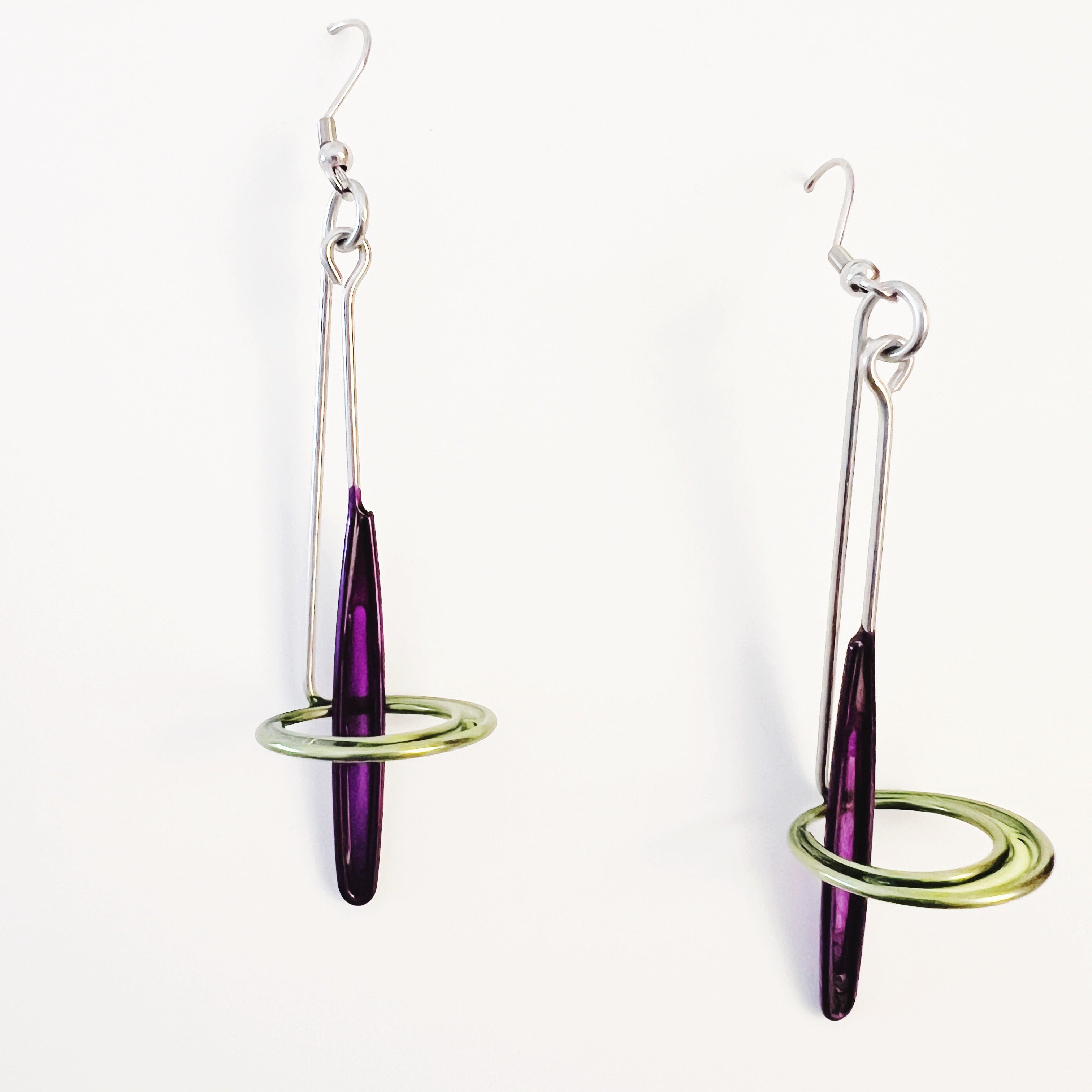 Orbiting Circle Earrings