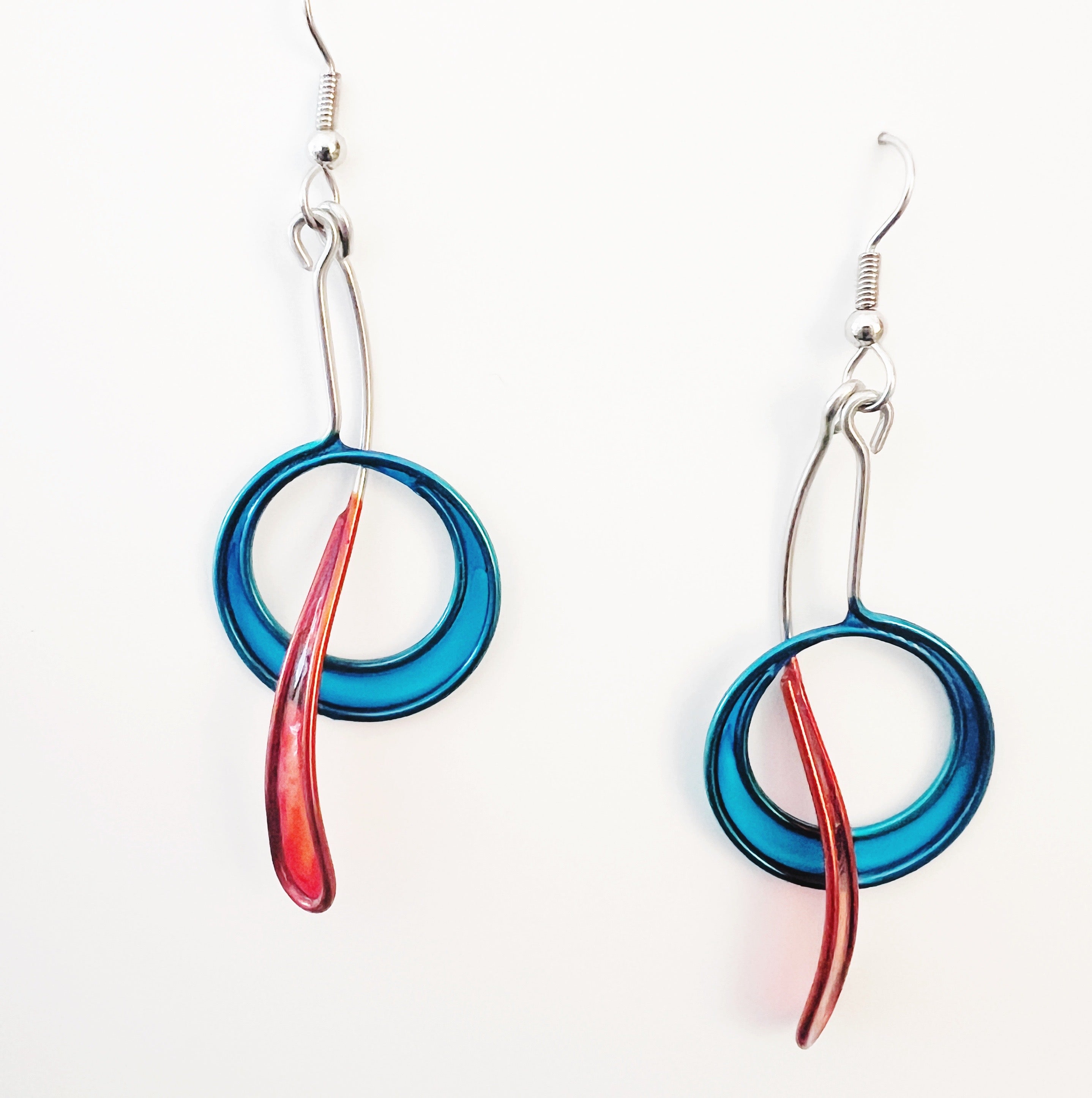 Curved Drop Earrings