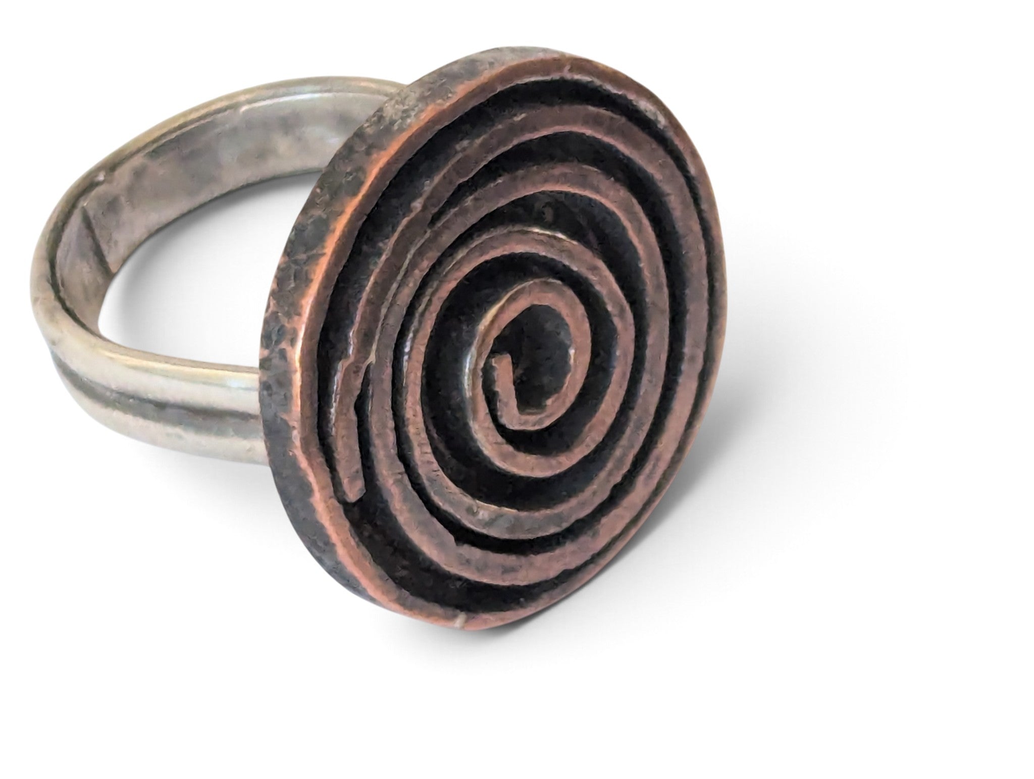 Copper Spiral Ring
