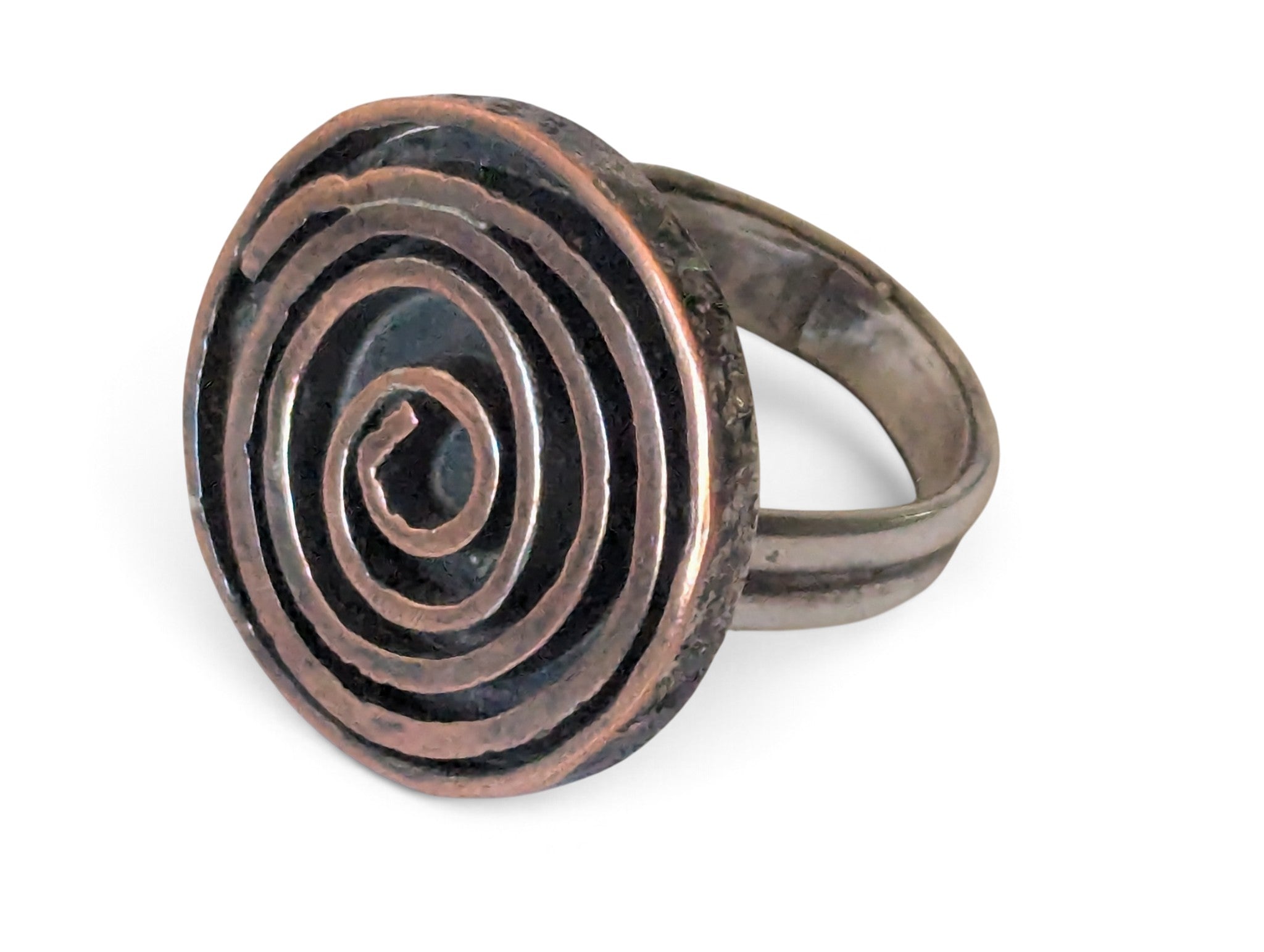 Copper Spiral Ring