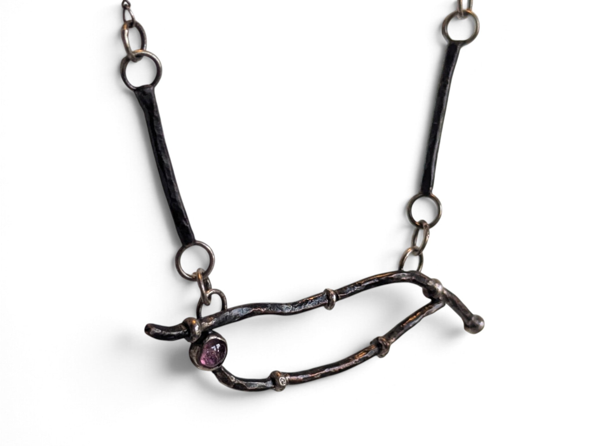 Stix Necklace with Pink Tourmaline