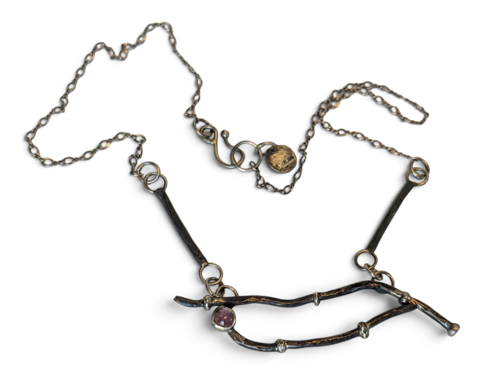 Stix Necklace with Pink Tourmaline