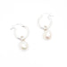 pearl hoop earring