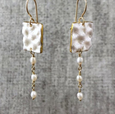 square drop earrings