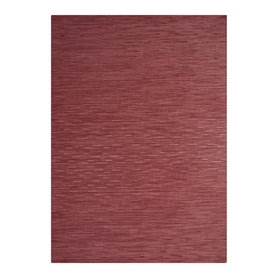 Bamboo Woven Floor Mat | Cranberry