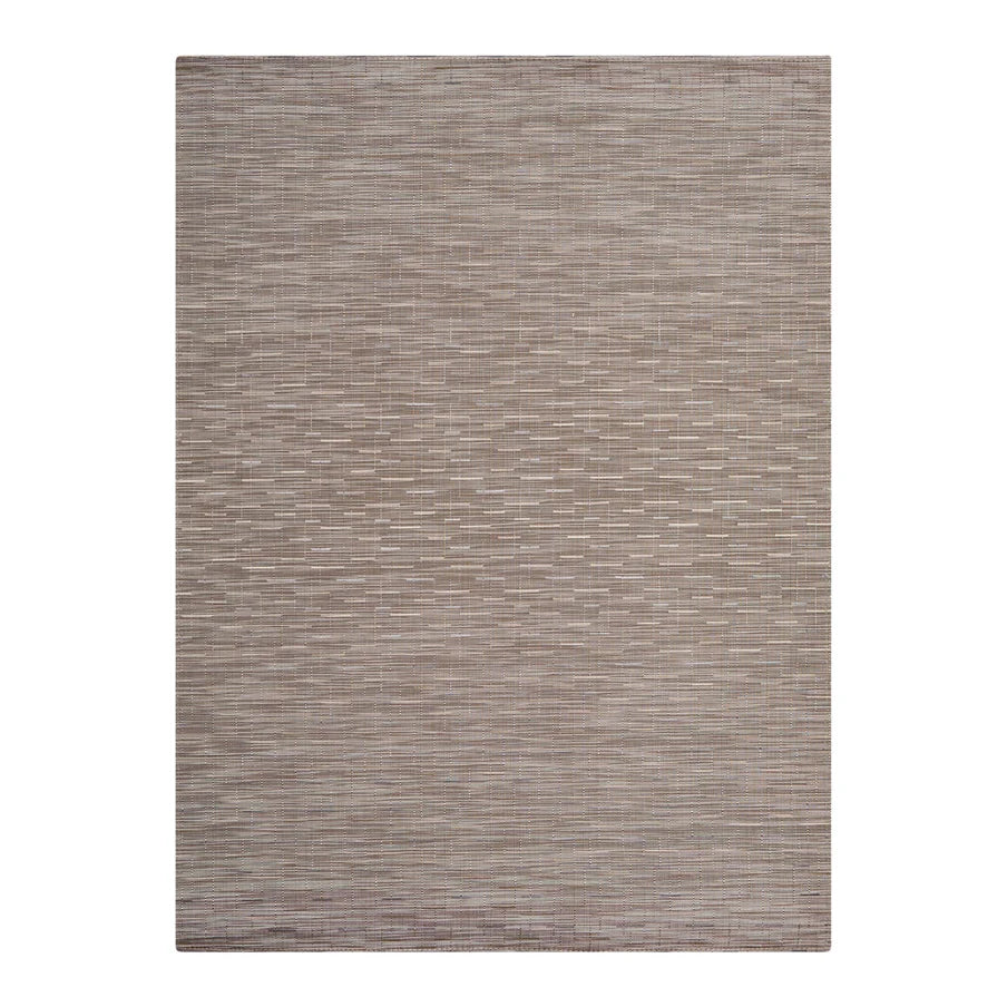 Chilewich Bamboo Woven Floor Mat in Dune, durable indoor outdoor woven vinyl rug