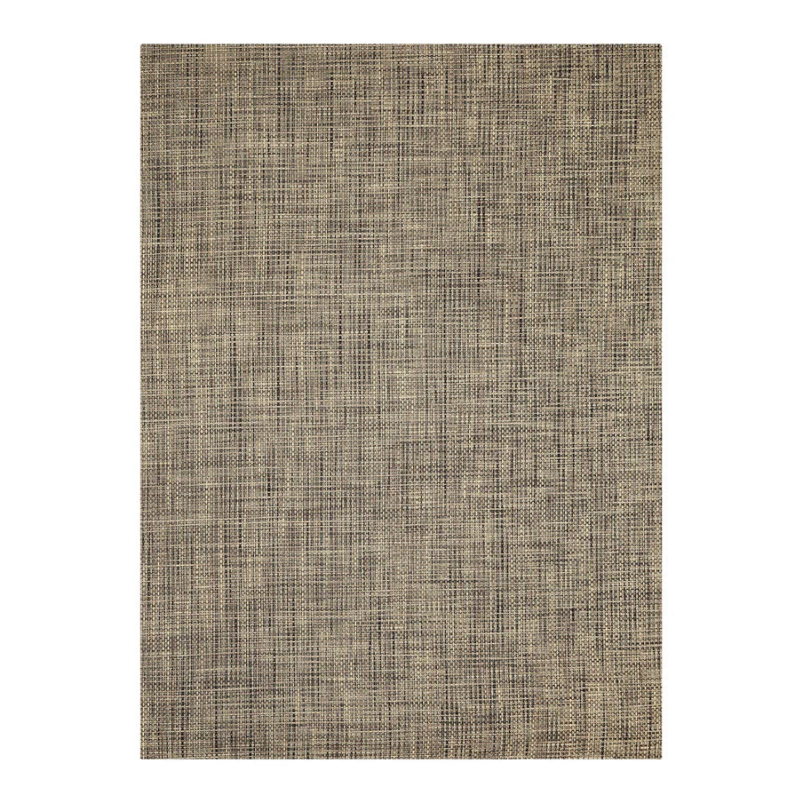 Chilewich Basketweave Woven Floor Mat | Bark, durable indoor and outdoor woven vinyl rug