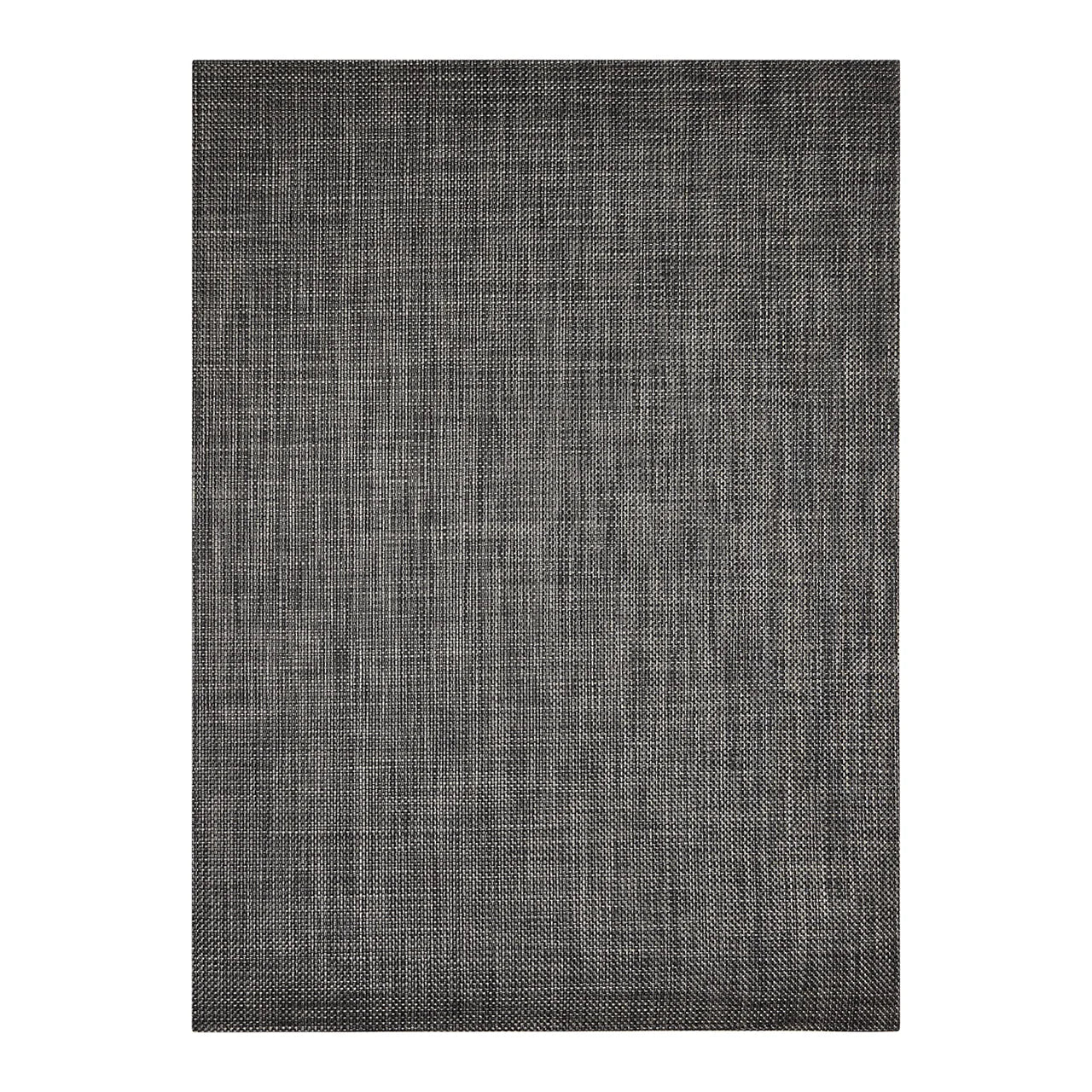 Basketweave Woven Floor Mat | Carbon