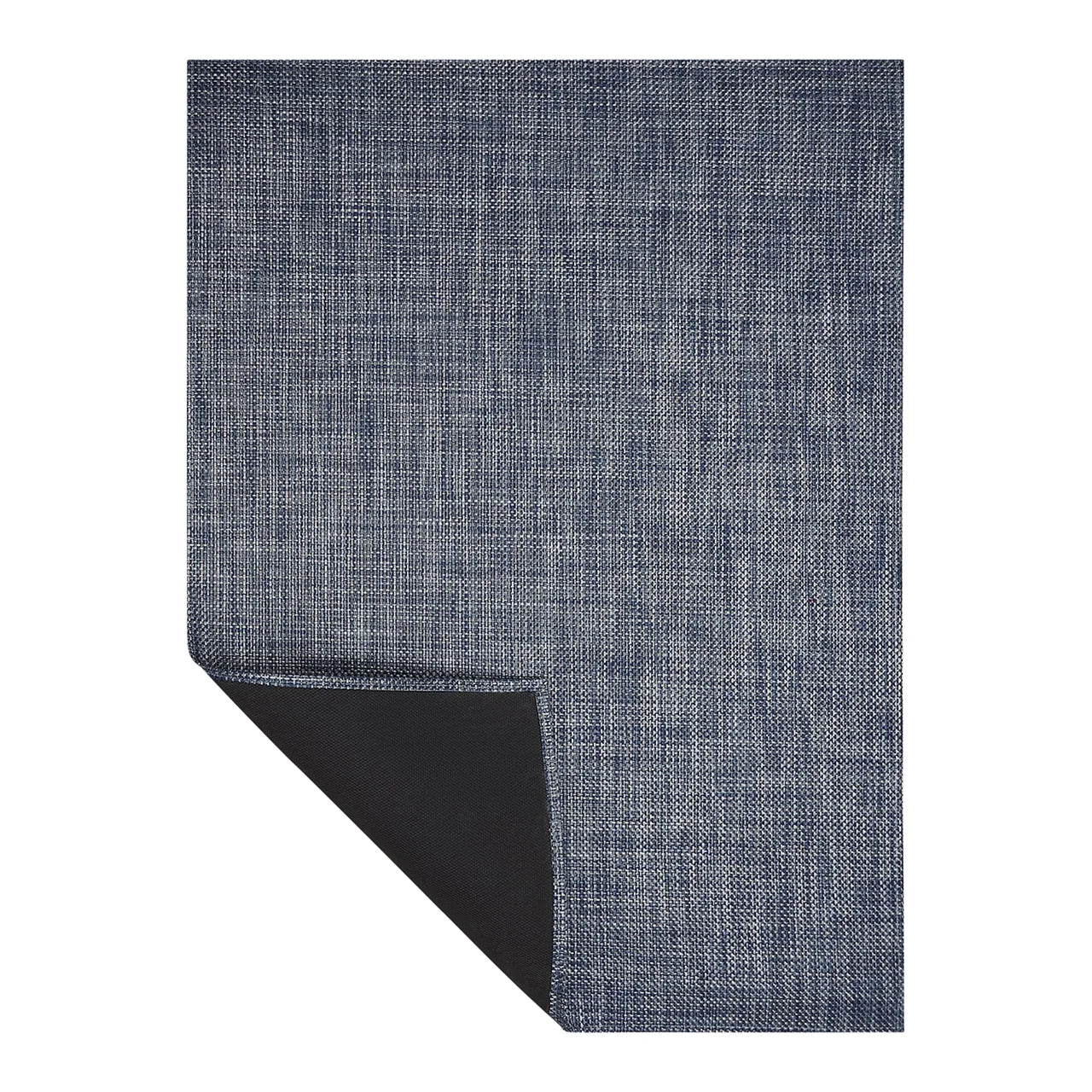 Basketweave Woven Floor Mat | Denim