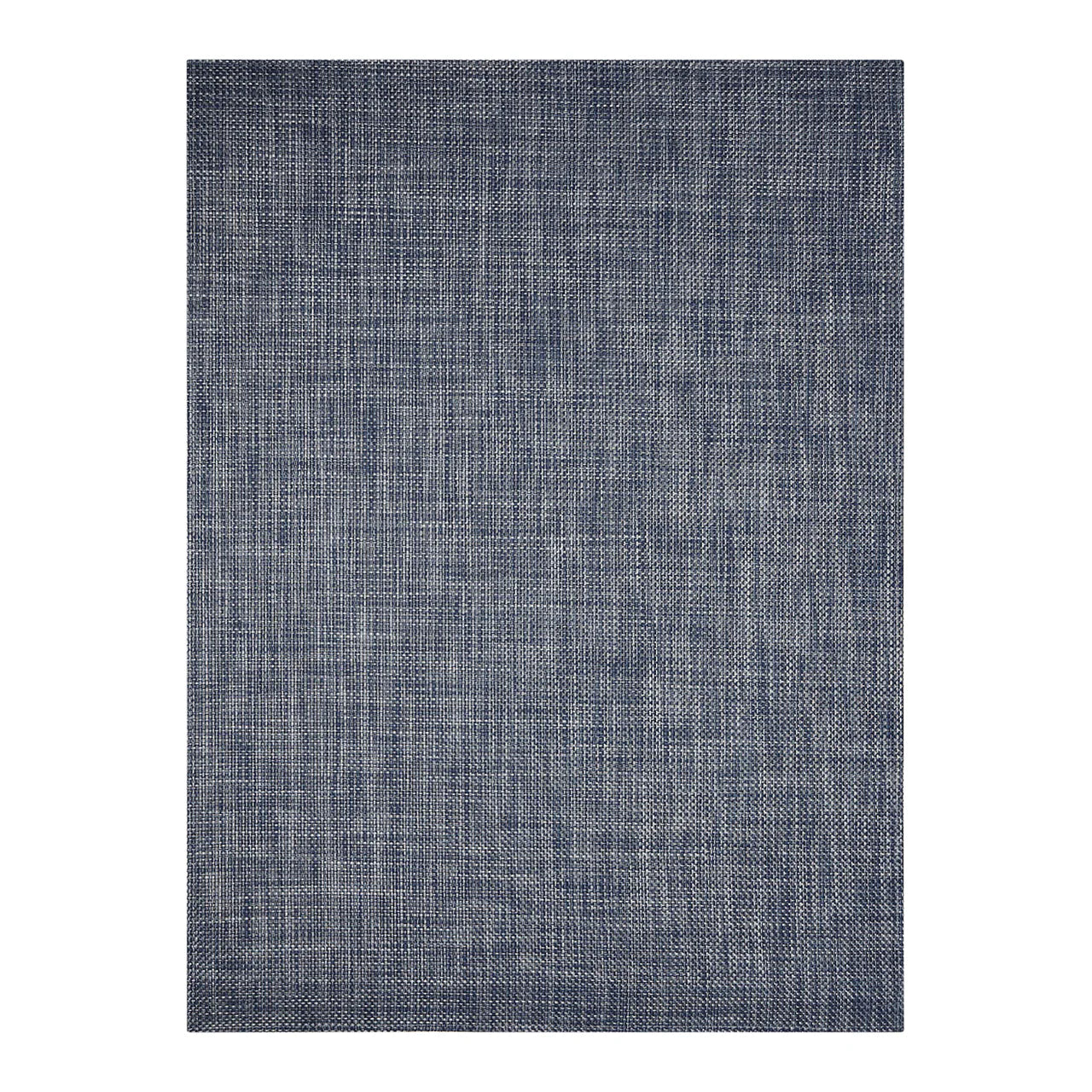 Basketweave Woven Floor Mat | Denim