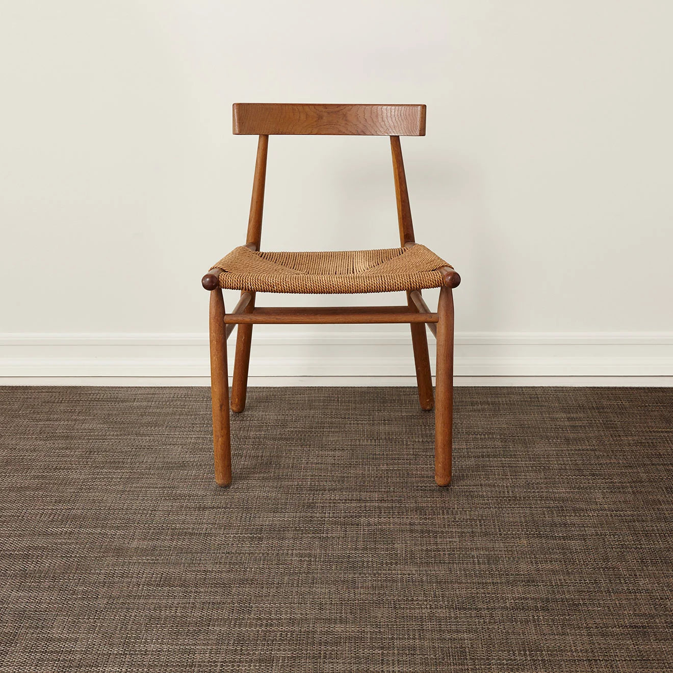 Basketweave Woven Floor Mat | Earth