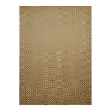 Chilewich Basketweave woven floor mat in Gilded metallic gold