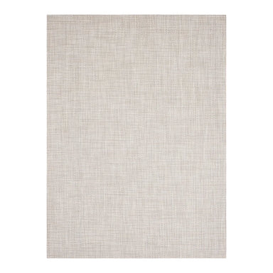 Chilewich Basketweave Woven Floor Mat | Natural, durable indoor-outdoor vinyl rug with a textured woven design