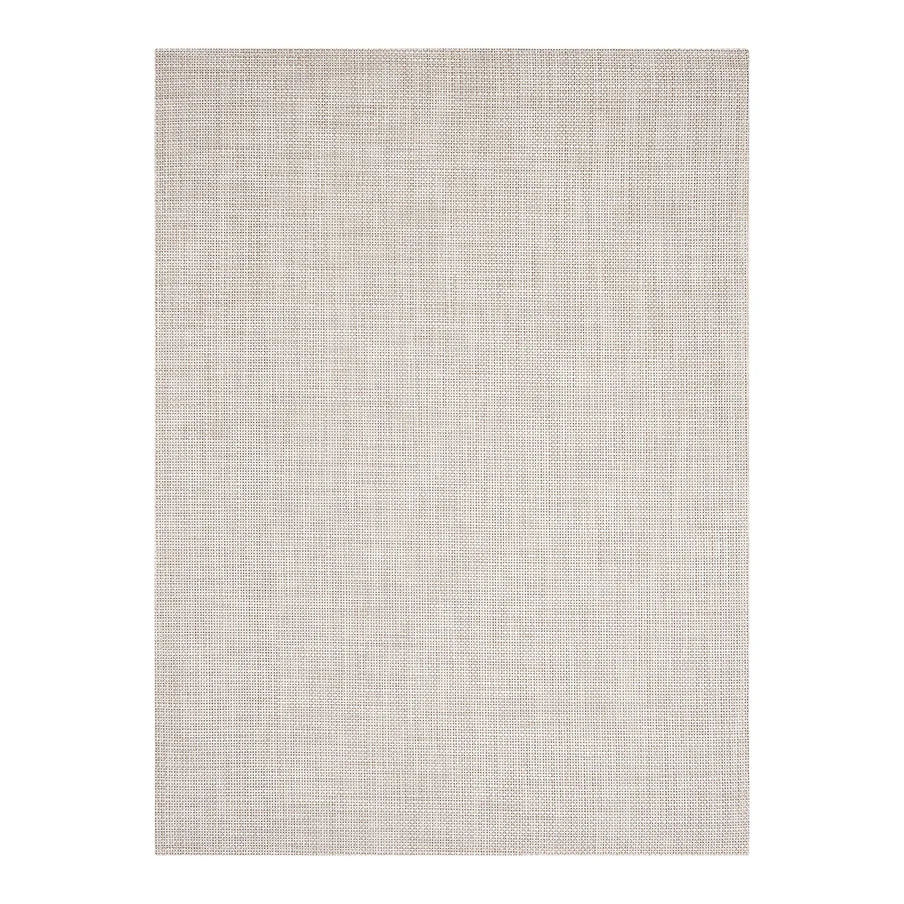Chilewich Basketweave Woven Floor Mat | Natural, durable indoor-outdoor vinyl rug with a textured woven design