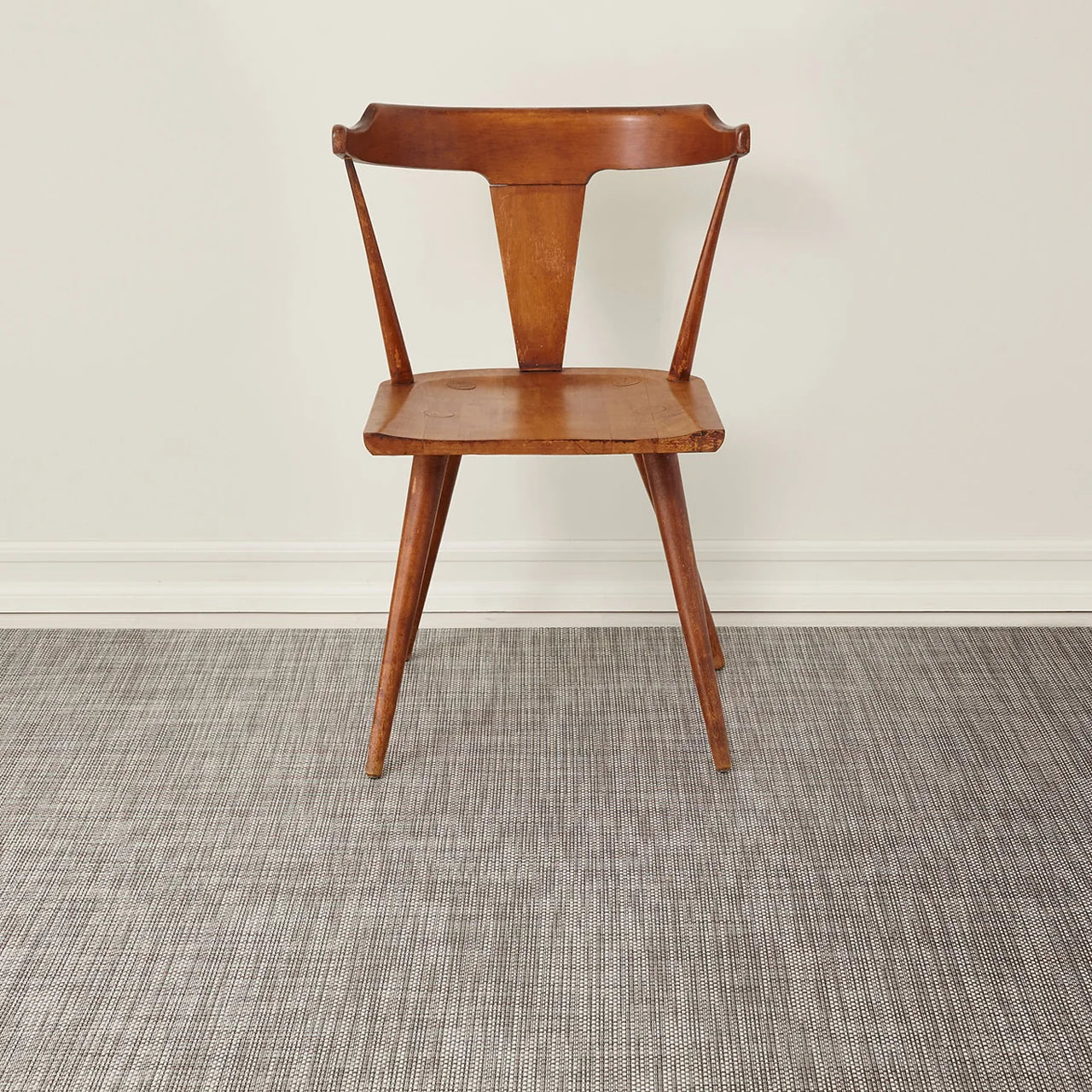 Basketweave Woven Floor Mat | Oyster