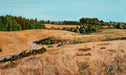 Chris Hinck greeting card bike path and hills