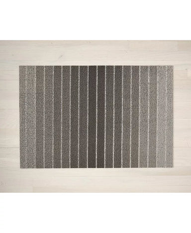 Block Stripe Shag Mat | Taupe by Chilewich