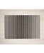 Block Stripe Shag Mat | Taupe by Chilewich