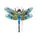 Blue Emperor Dragonfly Brooch hand-embroidered brooch by Trovelore