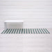Chilewich Boardwalk Stripe Shag runner - Seaside
