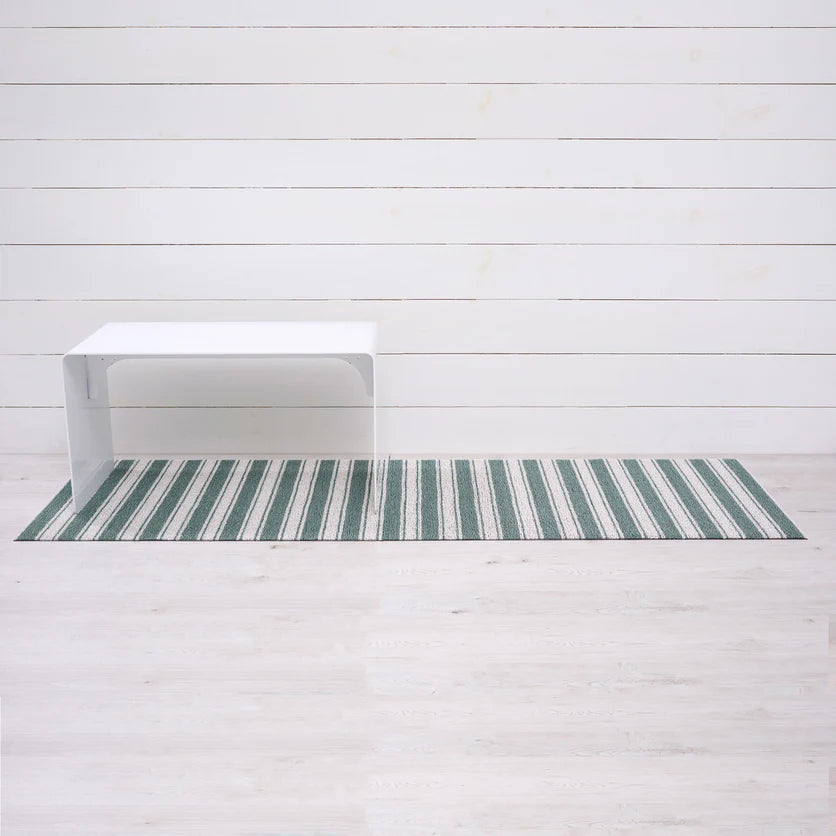 Chilewich Boardwalk Stripe Shag runner - Seaside