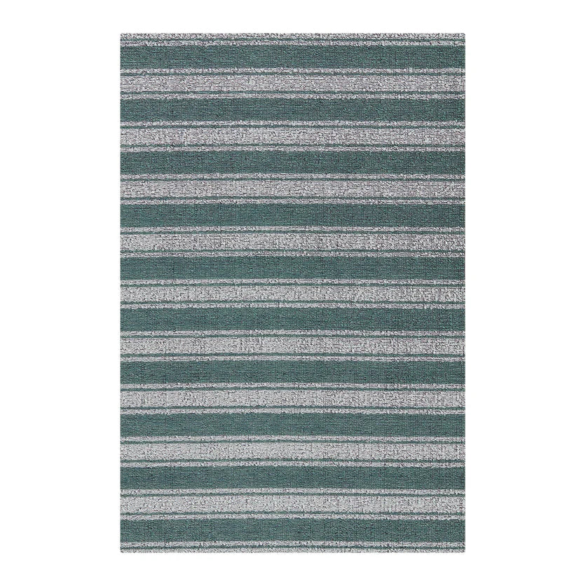 Chilewich Boardwalk Stripe Shag Mat - Seaside