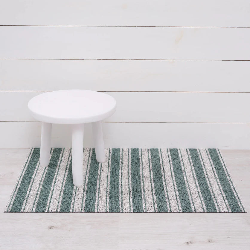 Chilewich Boardwalk Stripe Shag Mat - Seaside