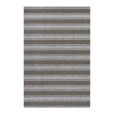 Chilewich Boardwalk Stripe Shag Mat-Walnut