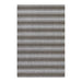 Chilewich Boardwalk Stripe Shag Mat-Walnut
