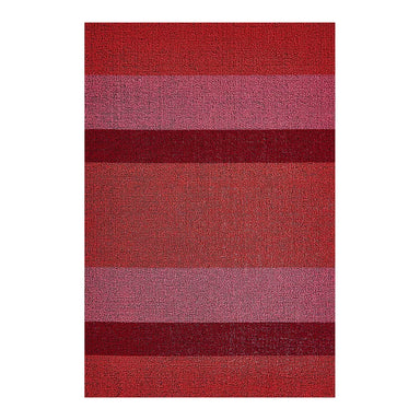 Bold Stripe Shag Mat | Punch by Chilewich, durable low-maintenance indoor outdoor striped rug