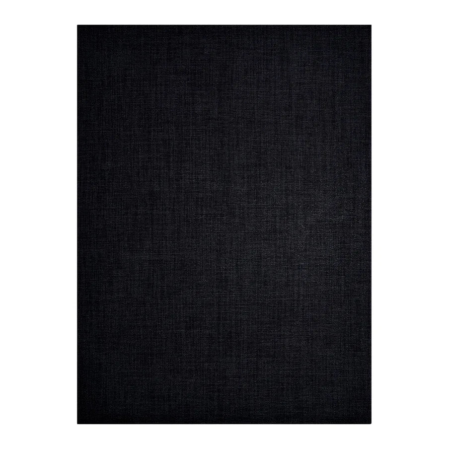 Bouclé Woven Mat | Noir by Chilewich, durable black woven vinyl mat for indoor and outdoor use