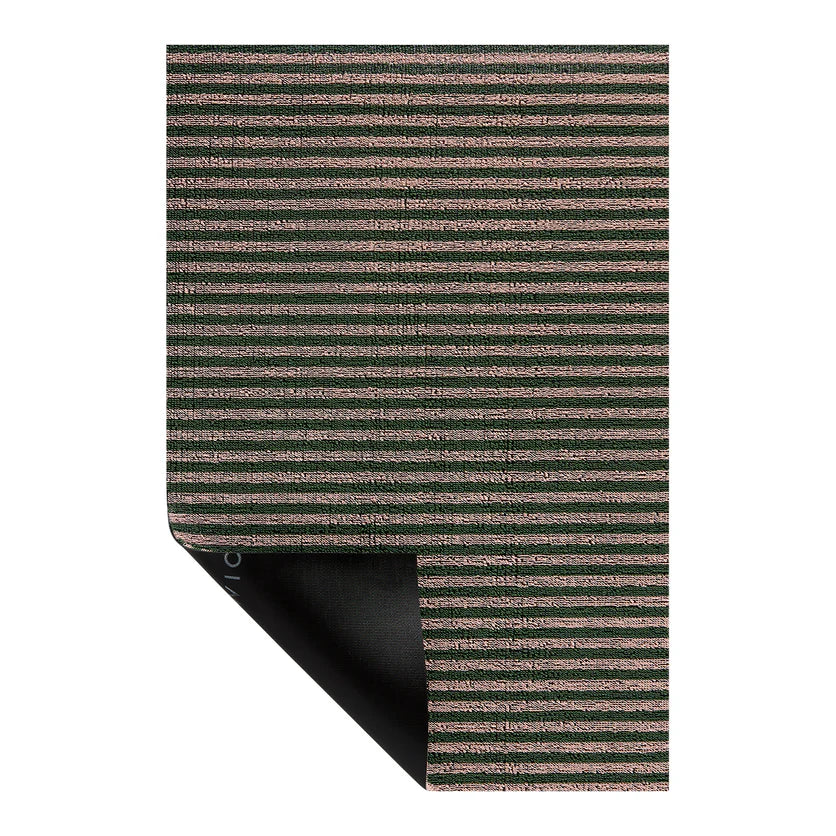 chilewich Breton Stripe Shag Mat - Malibu