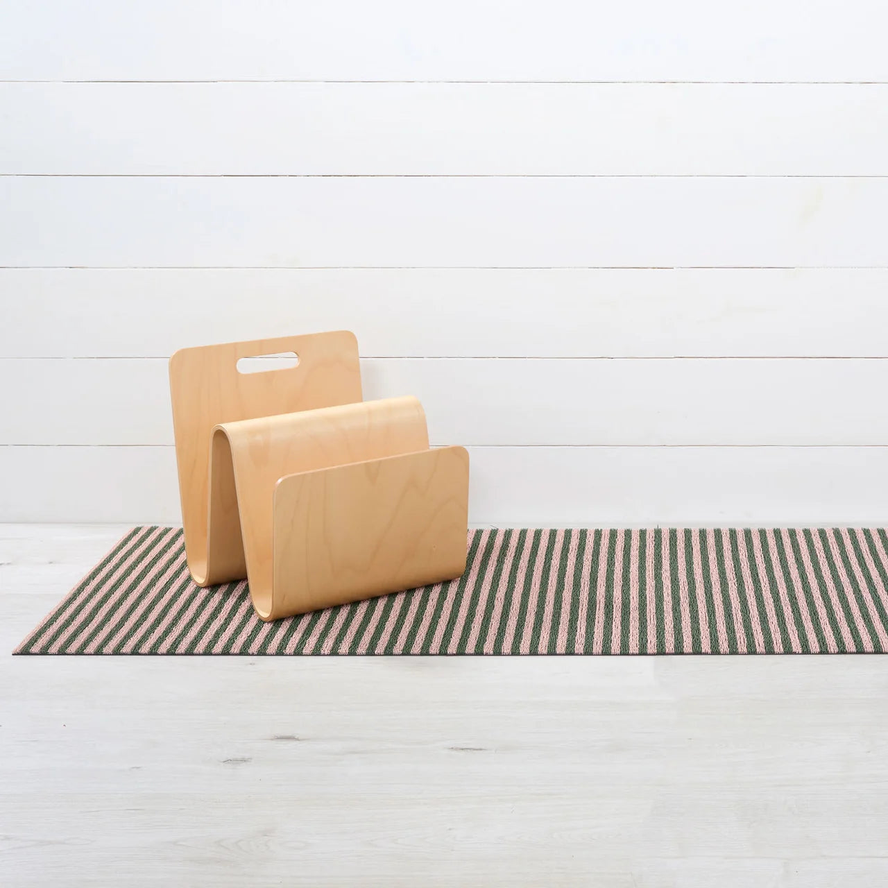 Breton Stripe Shag Mat | Malibu