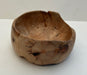 Natural wooden bowl crafted from salvaged log by Hearts for the Arts, featured in the Hearts for the Arts | Sycamore Bowl auction, valued at $80 with bidding options.
