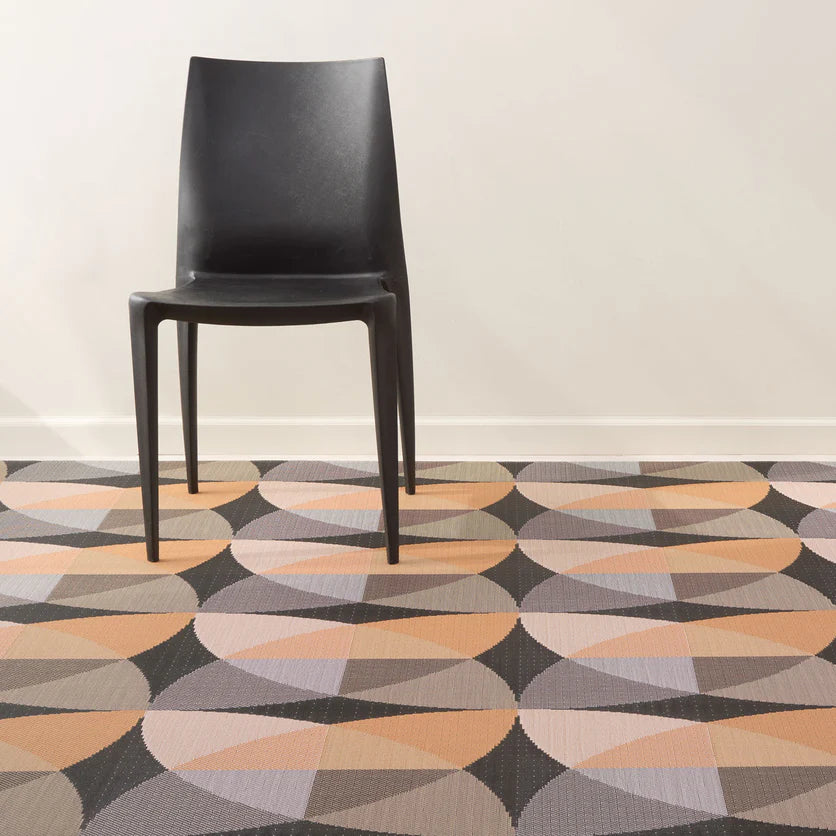 Chilewich Canopy large Woven Floor Mat - Honey