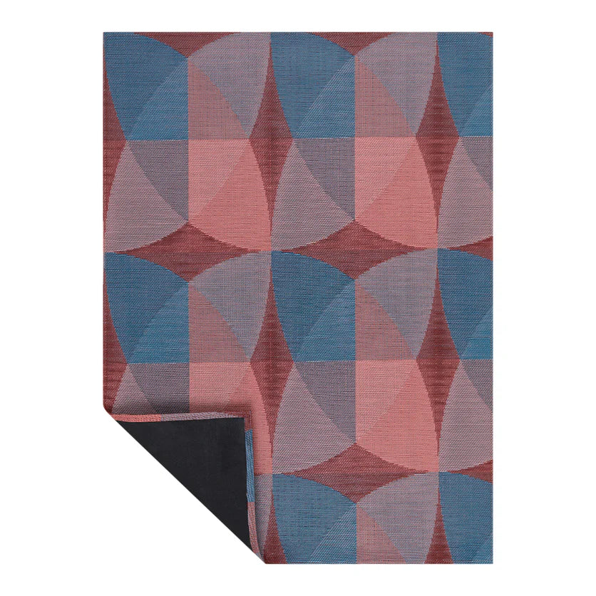 Chilewich Canopy Woven Floor Mat - Raspberry