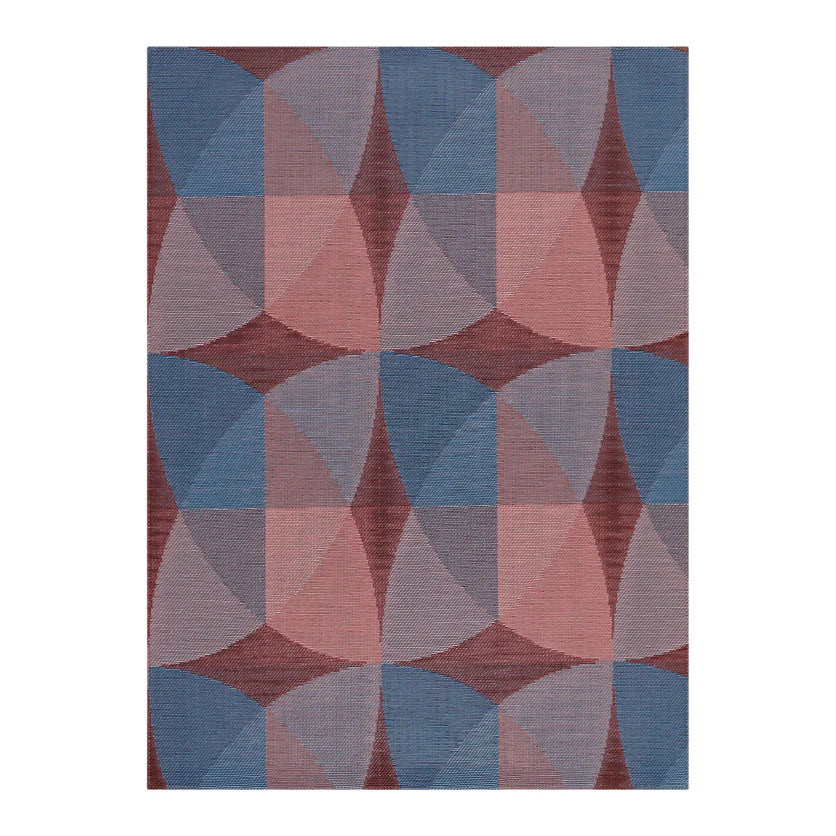 Chilewich Canopy Woven Floor Mat - Raspberry