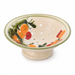 Poppy Berry Bowl by Will Sanford, handmade ceramic with orange poppies, Santa Cruz California
