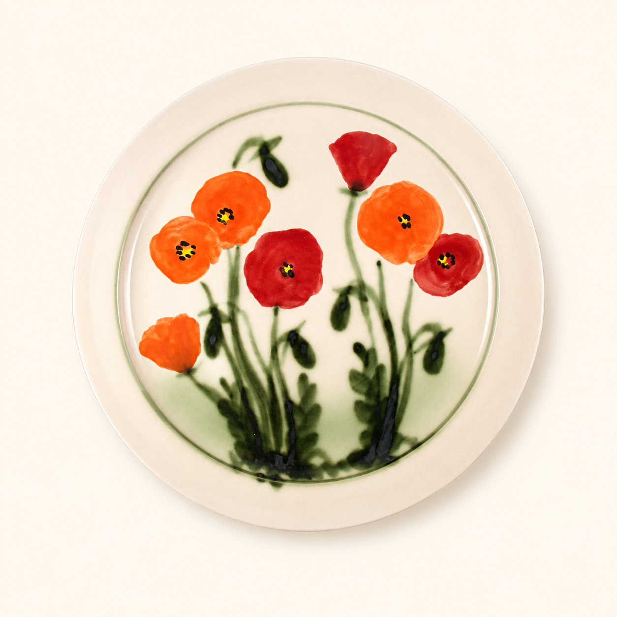 Poppy Round Platter