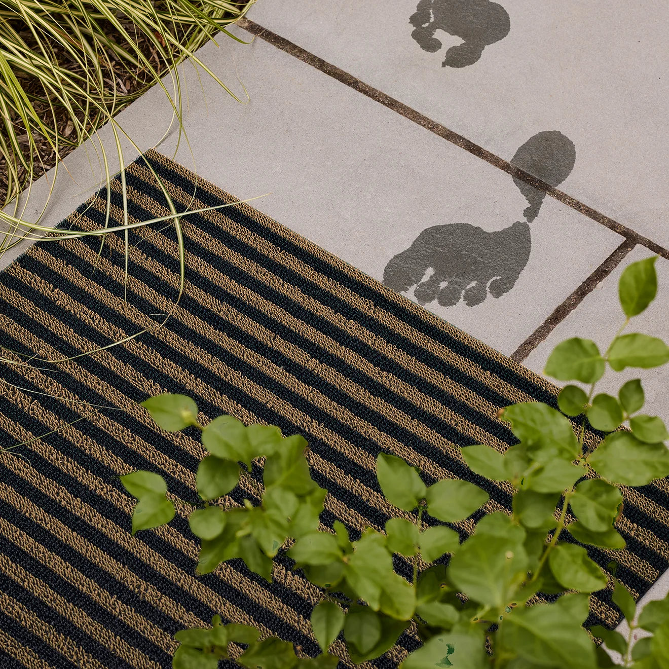 Breton Stripe Shag Mat | Coast