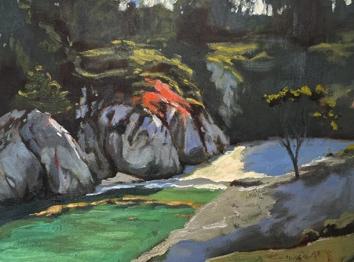 Rock cove painting
