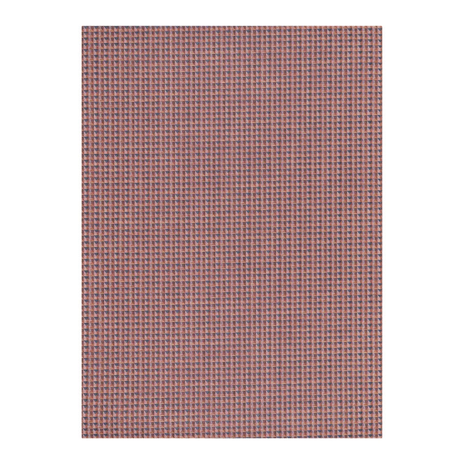 Crane Woven Floor Mat | Raspberry by Chilewich, featuring a modern striped woven design