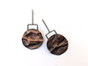 Sterling Silver and Copper Fold Formed Earrings