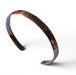 Artisan Copper Domed Cuff Bracelet by Deb Collins, featuring a one-of-a-kind design mimicking ancient natural textures.