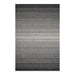 Domino Stripe Shag Mat | Black/White by Chilewich